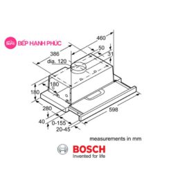 Máy hút mùi Bosch DHI623GSG
