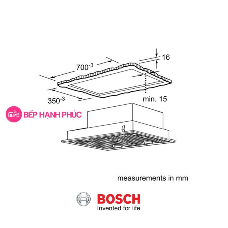 Máy hút mùi Bosch DHL755BL
