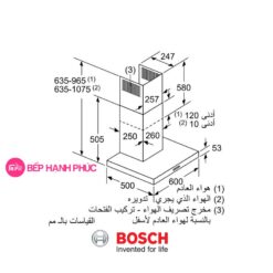Máy hút mùi Bosch DWB66DM50B