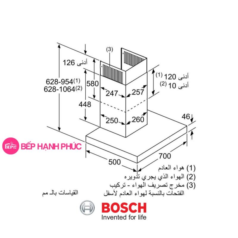 Máy hút mùi Bosch DWB77CM50