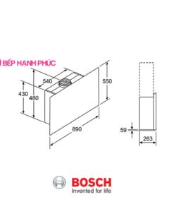 Máy hút mùi Bosch DWF97RV60B