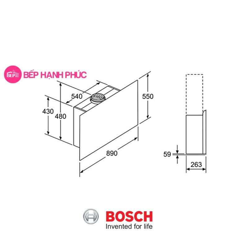 Máy hút mùi Bosch DWF97RV60B