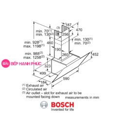 Máy hút mùi Bosch DWK67CM60B