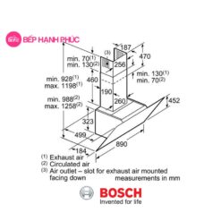 Máy hút mùi Bosch DWK97JQ60B