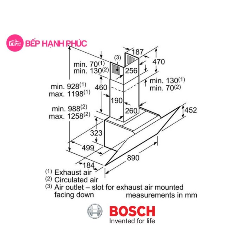 Máy hút mùi Bosch DWK97JQ60B