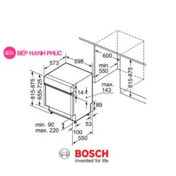 Máy rửa bát Bosch SMI4HCS48E