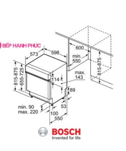 Máy rửa bát Bosch SMI4HCS48E