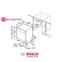 Máy rửa bát Bosch SMU6ECS57E