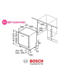 Máy rửa bát Bosch SMV6ZCX42E