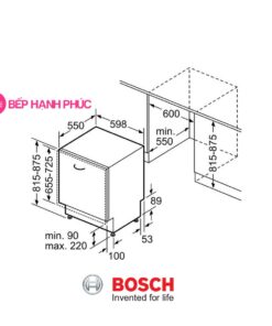 Máy rửa bát Bosch SMV6ZCX42E