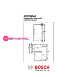 Tủ ướp rượu Bosch KSW38940