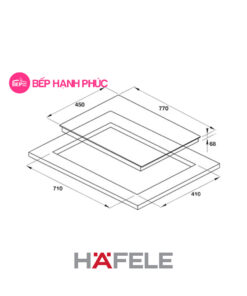 Bếp điện từ hafele HC-M773D