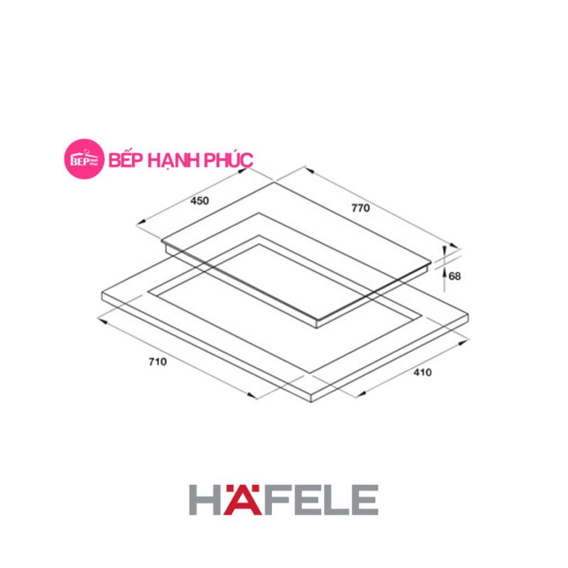 Bếp điện từ hafele HC-M773D