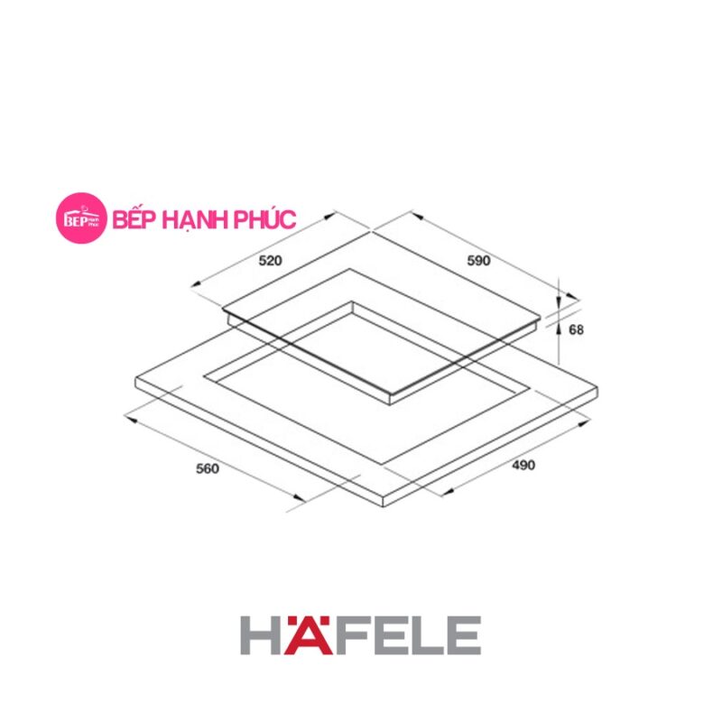 Bếp từ Hafele HC-I603D