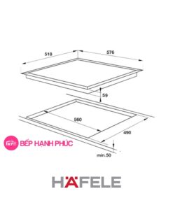 Bếp từ Hafele HC-I604D
