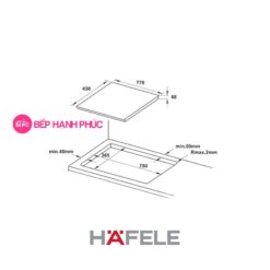 Bếp từ Hafele HC-IF77D