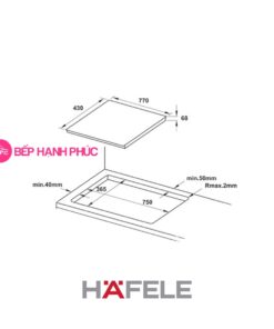Bếp từ Hafele HC-IF77D