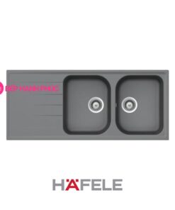 Chậu đá Hafele HS18-GED2R80 - 2 hố chậu màu xám - 570.35.560