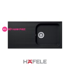 Chậu đá Hafele HS19-GED1R60 - 1 hố chậu màu đen - 570.36.350