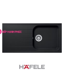 Chậu đá Hafele HS19-GED1R60 - 1 hố chậu màu đen - 570.36.350