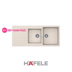 Chậu đá hafele HS19-GED2S80 - 2 hố chậu màu kem - 570.35.470
