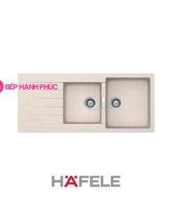 Chậu đá hafele HS19-GED2S80 - 2 hố chậu màu kem - 570.35.470
