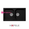 Chậu đá Hafele HS19-GEN2R90 - 2 hố chậu 2 Chậu đá Hafele HS19-GEN2R90 - 2 hố chậu màu đen - 570.35.380