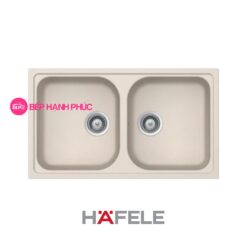 Chậu đá Hafele HS19-GEN2R90 - 2 hố chậu màu kem - 570.35.480