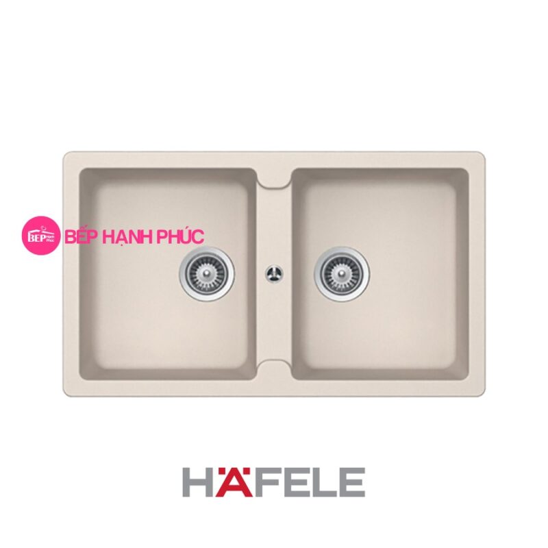 Chậu đá Hafele HS19-GEN2S90 - 2 hố chậu màu kem - 570.36.400