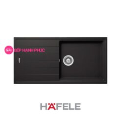 Chậu đá Hafele HS20-GED1S60 - 1 hố chậu 12 Chậu đá Hafele HS20-GED1S60 - 1 hố chậu màu đen - 570.32.330