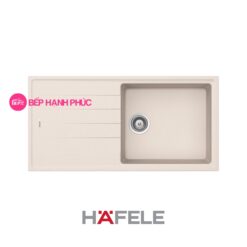 Chậu đá Hafele HS20-GED1S60 - 1 hố chậu màu kem - 570.32.830