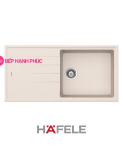 Chậu đá Hafele HS20-GED1S60 - 1 hố chậu màu kem - 570.32.830