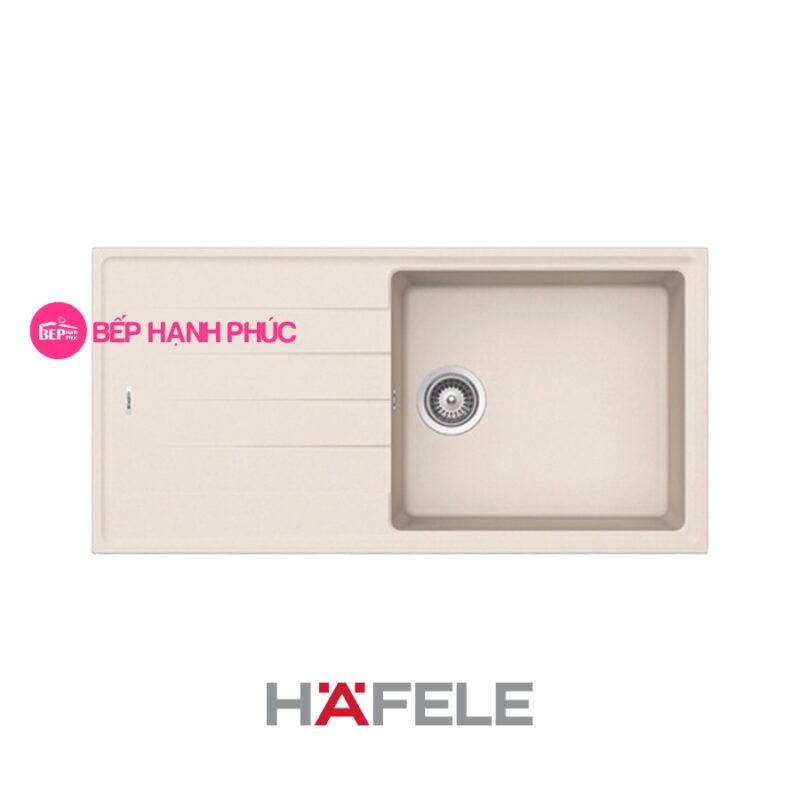 Chậu đá Hafele HS20-GED1S60 - 1 hố chậu 19 Chậu đá Hafele HS20-GED1S60 - 1 hố chậu màu kem - 570.32.830