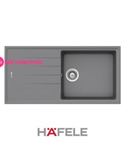 Chậu đá Hafele HS20-GED1S60 - 1 hố chậu màu xám - 570.32.530