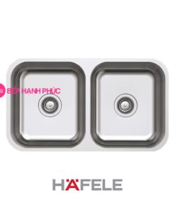 Chậu rửa Hafele Inox HS20-SSN2R90S - 2 hộc rửa