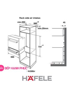 Khay giữ ấm Hafele HWD-60B
