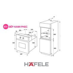 Lò nướng Hafele HO-T60D