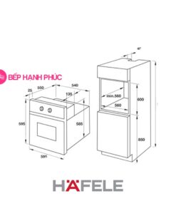 Lò nướng Hafele HO-T60D