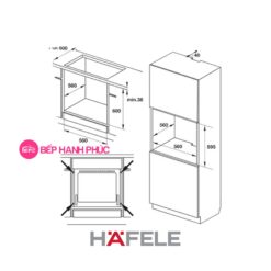 Lò nướng Hafele HO-KT60A9