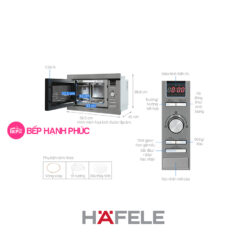 Lò vi sóng Hafele HM-B38D - âm tủ kết hợp nướng 8 Lò vi sóng Hafele HM-B38D