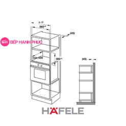Lò vi sóng Hafele HM-B38D