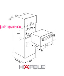 Lò vi sóng Hafele HO-KT45B