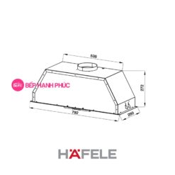 Máy hút mùi Hafele HH-BI79A