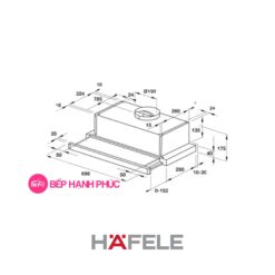 Máy hút mùi Hafele HH-S70A