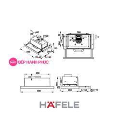 Máy hút mùi Hafele HH-TI60D