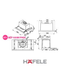 Máy hút mùi Hafele HH-TG60E
