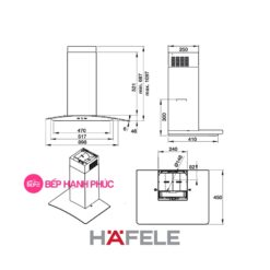 Máy hút mùi Hafele HH-WG90B