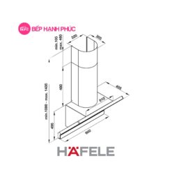 Máy hút mùi Hafele HH-WVG90A