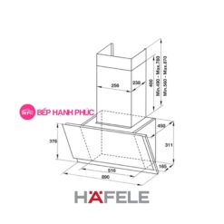Máy hút mùi Hafele HH-WVS90A