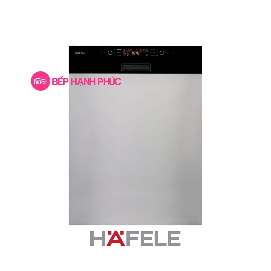 Máy rửa chén Hafele HDW-HI60B - âm bán phần 15 bộ, 09 lít/ 1 lần rửa